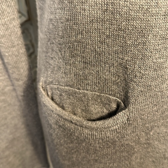 Bella Luxx Los Angeles Gray Cashmere Blend Sweater Dress Minimalist Neutral - Picture 6 of 13